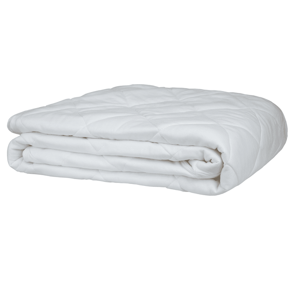 Dreamaker Thermaloft Cotton Covered Fitted Mattress Protector King Single Bed - John Cootes