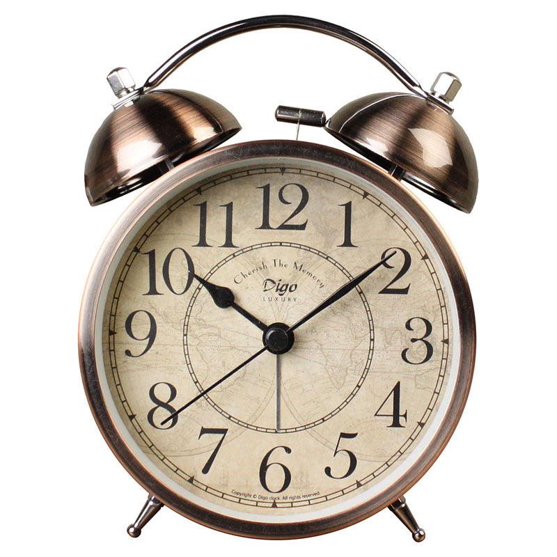 Dual Alarm Clock Twin Bell Alarm Clock, Bedroom Table Desk Alarm Clock Backlight - John Cootes