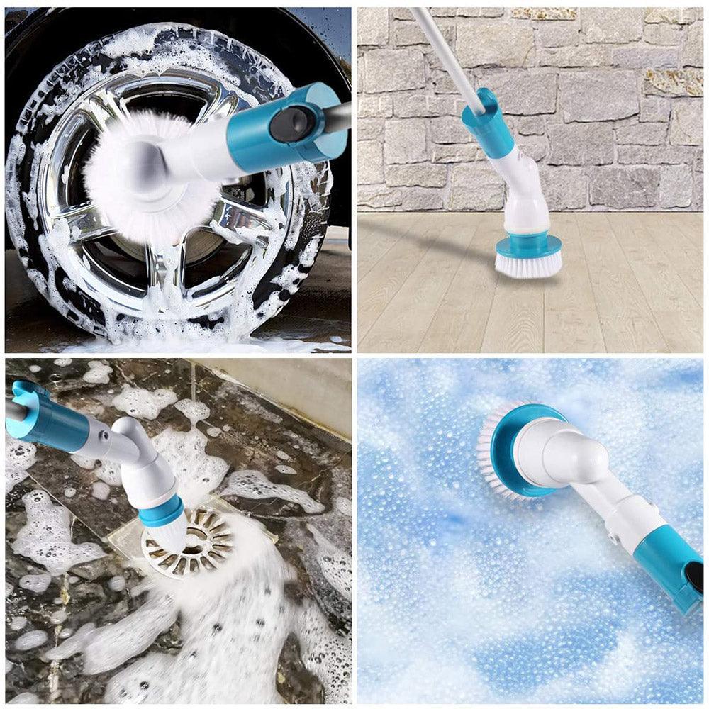 Electric Cordless Spin Scrubber Super Power Scrubber Turbo Scrub Clean Brush - John Cootes