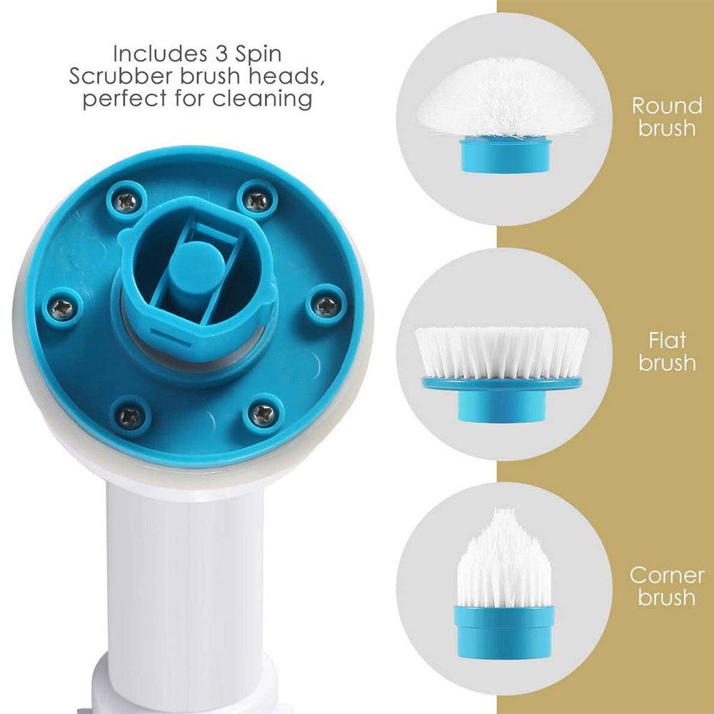 Electric Cordless Spin Scrubber Super Power Scrubber Turbo Scrub Clean Brush - John Cootes