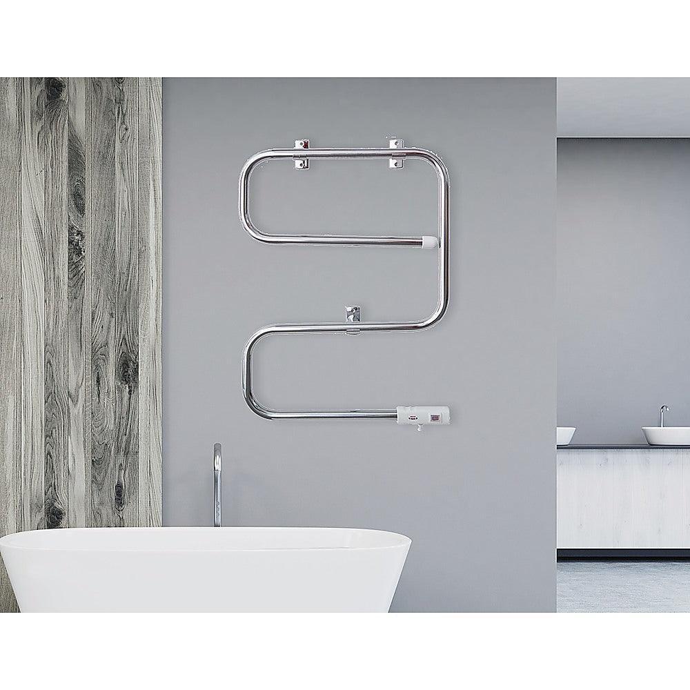 Electric Heated Bathroom Towel Rack -80w - John Cootes