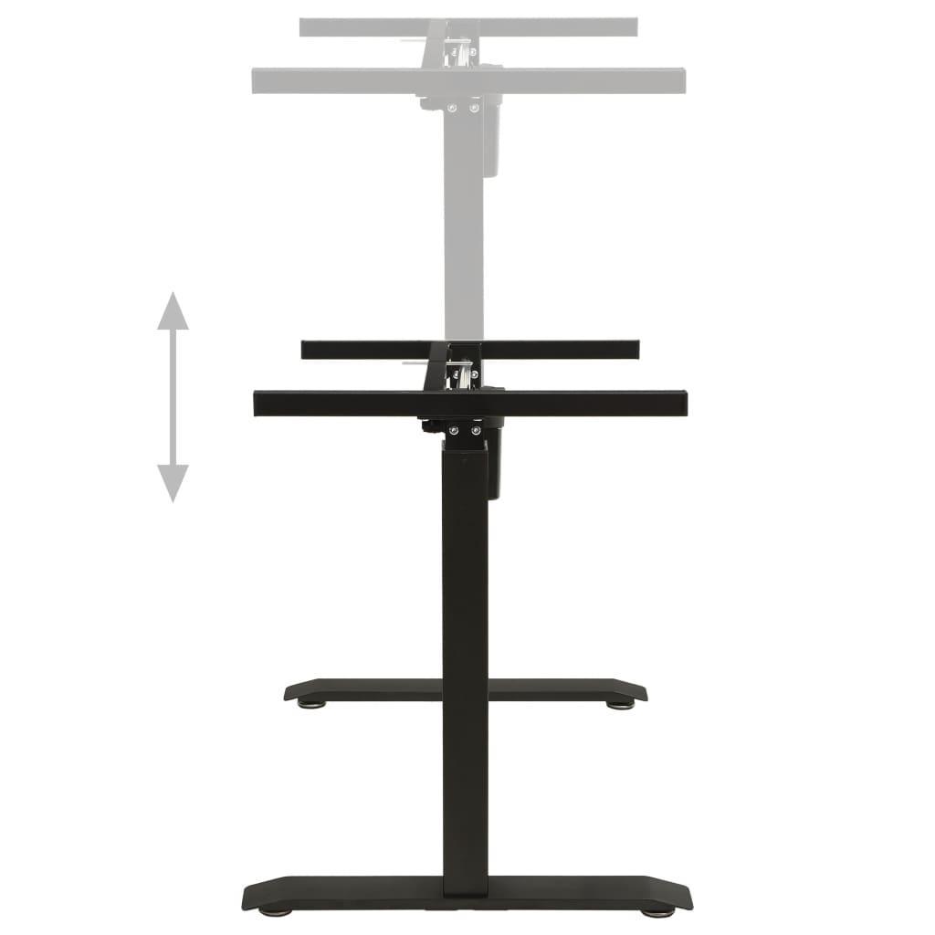 Electric Motorised Standing Desk Frame Height Adjustable Black - John Cootes