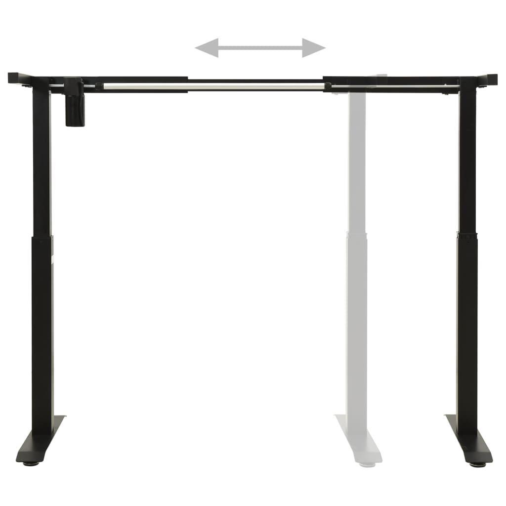 Electric Motorised Standing Desk Frame Height Adjustable Black - John Cootes