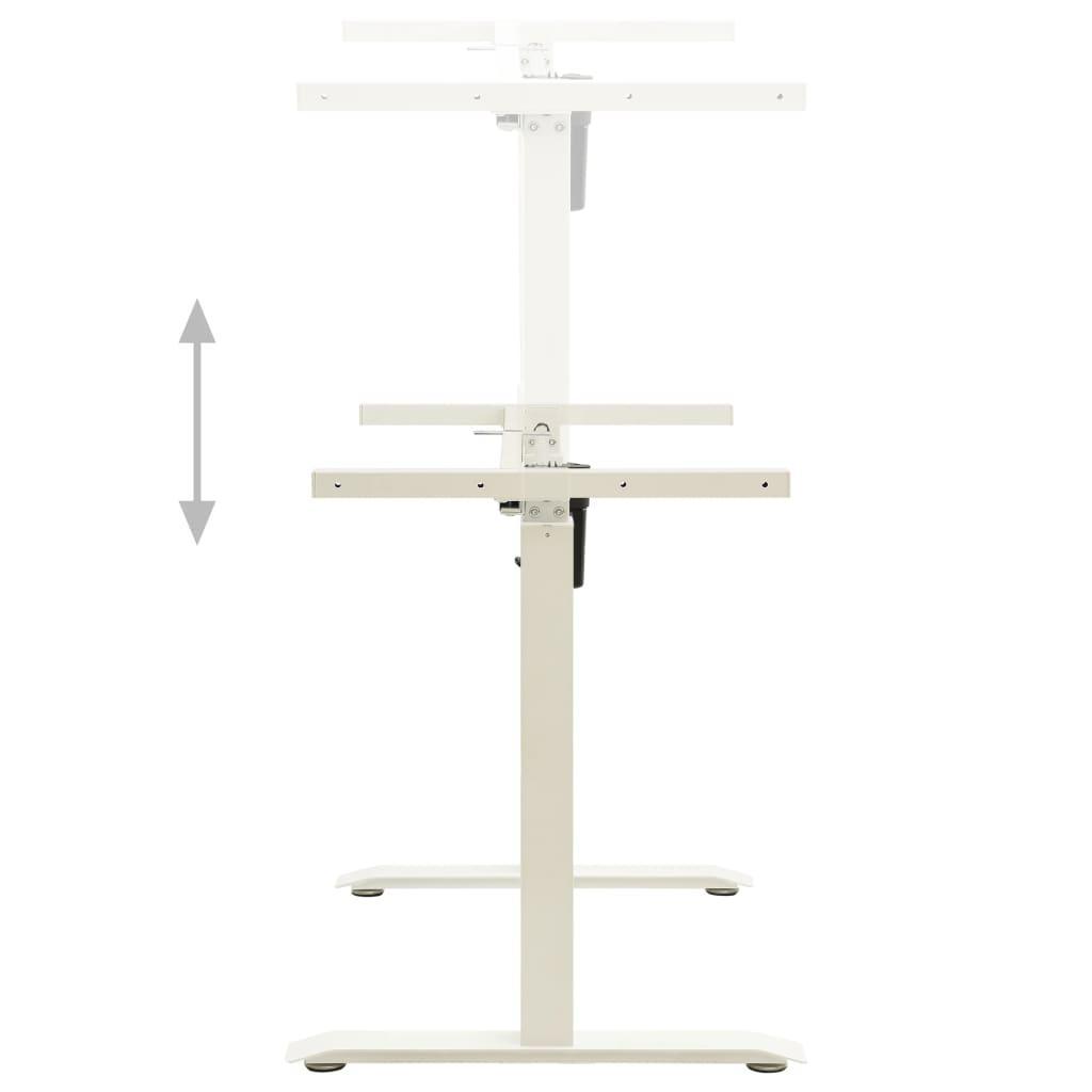 Electric Motorised Standing Desk Frame Height Adjustable White - John Cootes