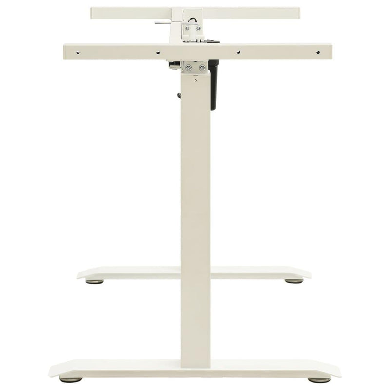 Electric Motorised Standing Desk Frame Height Adjustable White - John Cootes