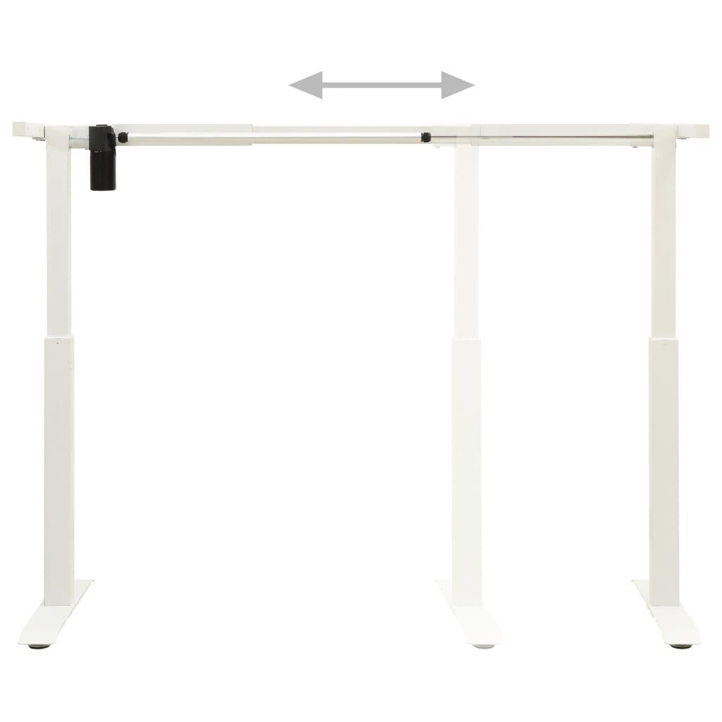 Electric Motorised Standing Desk Frame Height Adjustable White - John Cootes