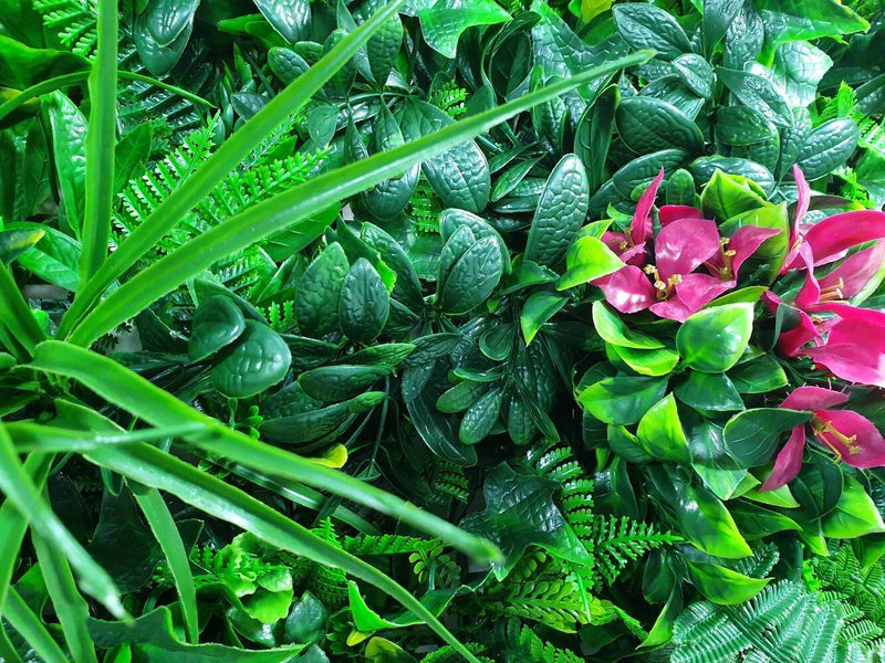 Elegant Red Rose Vertical Garden / Green Wall UV Resistant 100cm x 100cm - John Cootes