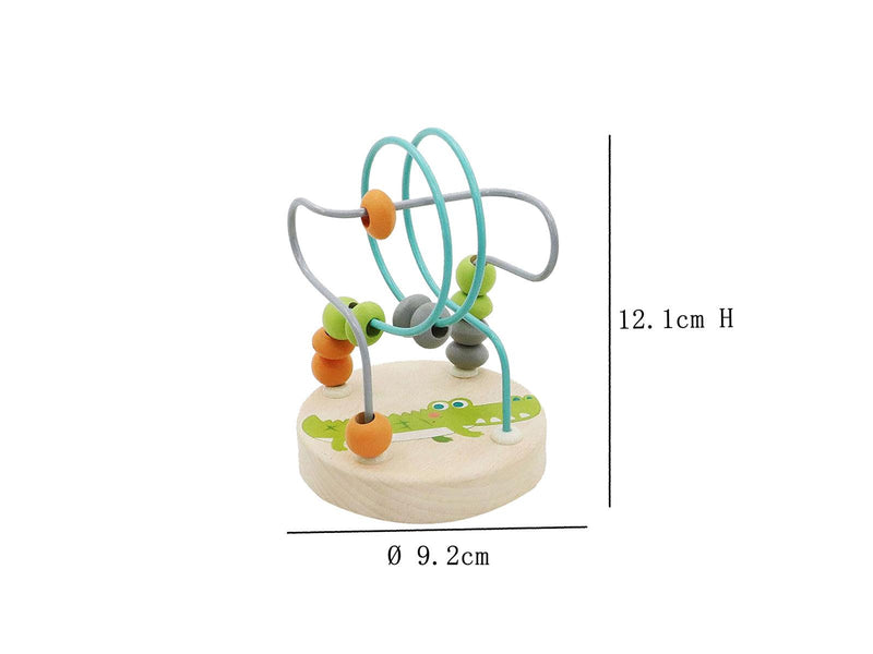 ELEPHANT JUNGLE ANIMAL SMALL ROLLER COASTER BEAD MAZE - John Cootes