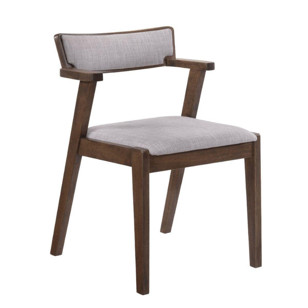 Elsa Dining chair with arm rest in GREY - John Cootes