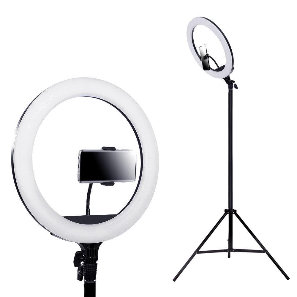 Embellir 14'' LED Ring Light 5600K 3000LM Dimmable Stand MakeUp Studio Video - John Cootes