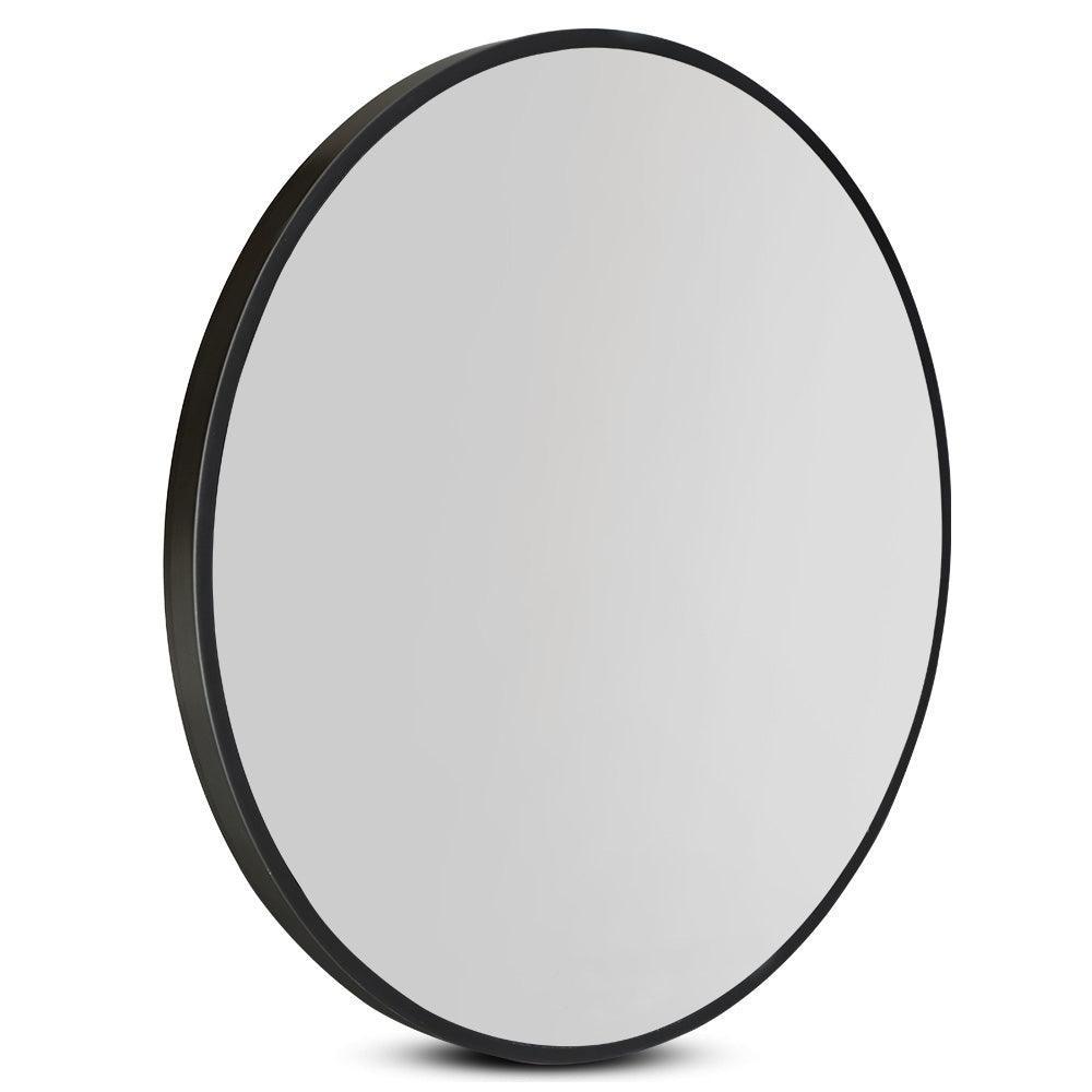 Embellir 90CM Wall Mirror Bathroom Makeup Mirror Round Frameless Polished - John Cootes