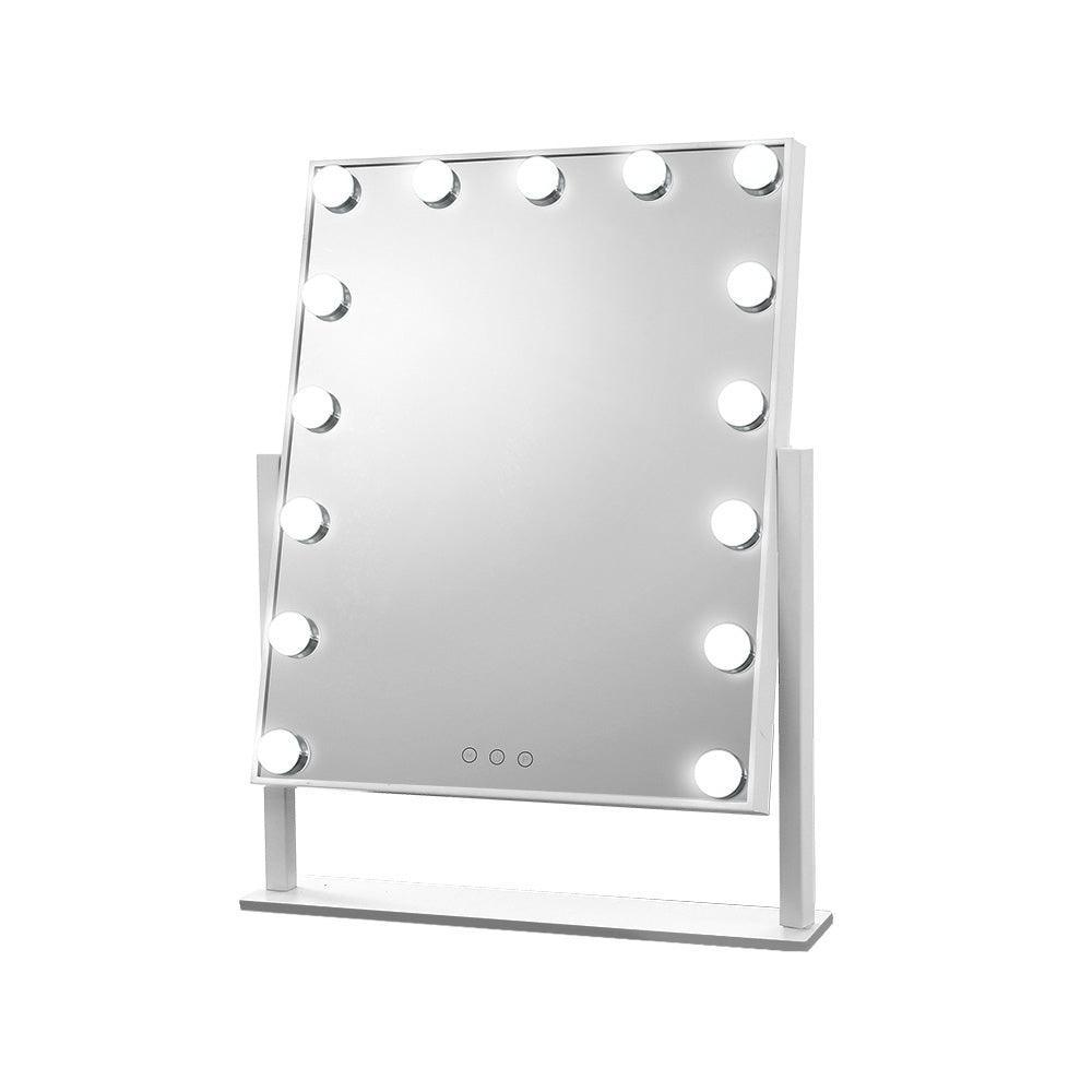 Embellir Hollywood Makeup Mirror with 15 Dimmable Bulb Lighted Dressing Mirror - John Cootes