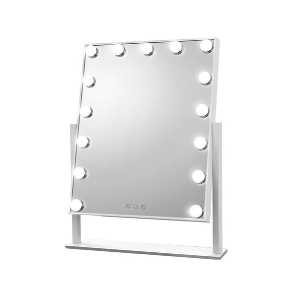 Embellir Hollywood Makeup Mirror with 15 Dimmable Bulb Lighted Dressing Mirror - John Cootes