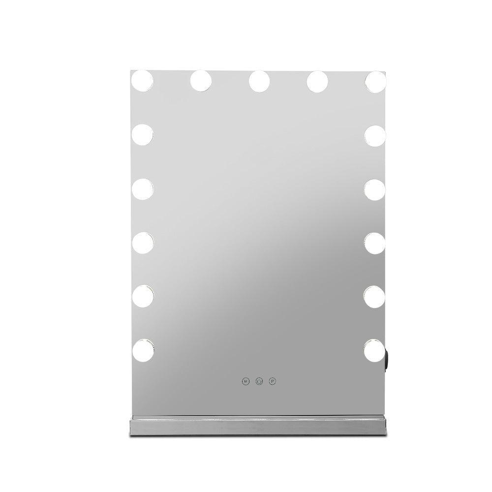 Embellir Hollywood Makeup Mirror With Light 15 LED Bulbs Lighted Frameless - John Cootes