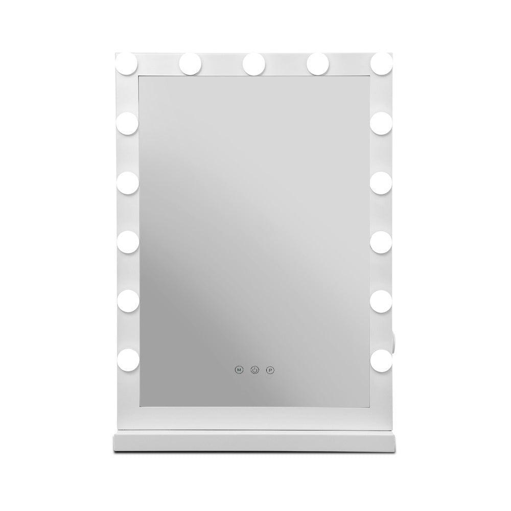 Embellir Hollywood Makeup Mirror With Light 15 LED Bulbs Vanity Lighted Stand - John Cootes