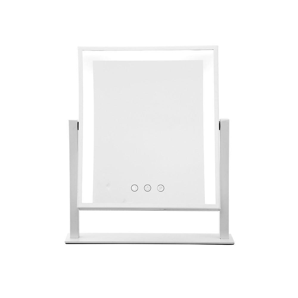 Embellir LED Makeup Mirror Hollywood Standing Mirror Tabletop Vanity White - John Cootes