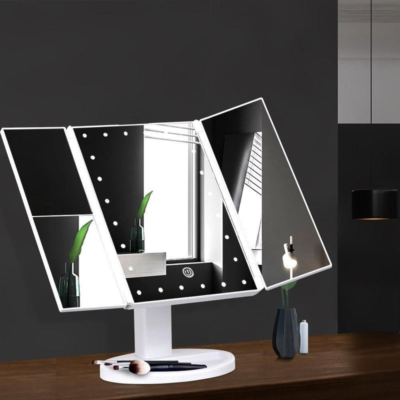Embellir LED Tri-Fold Make Up Mirror - John Cootes