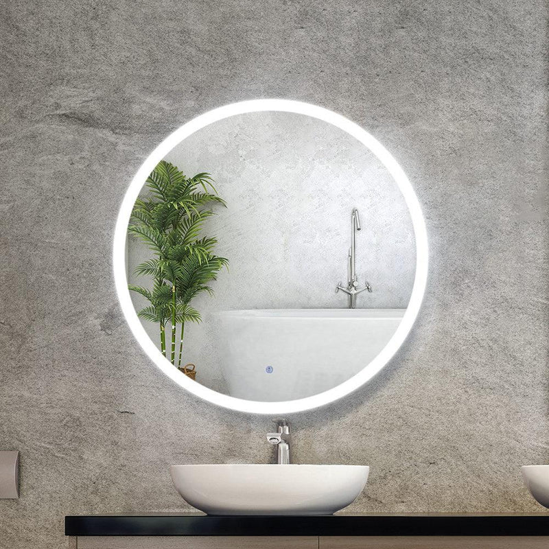 Embellir LED Wall Mirror Bathroom Light 80CM Decor Round decorative Mirrors - John Cootes