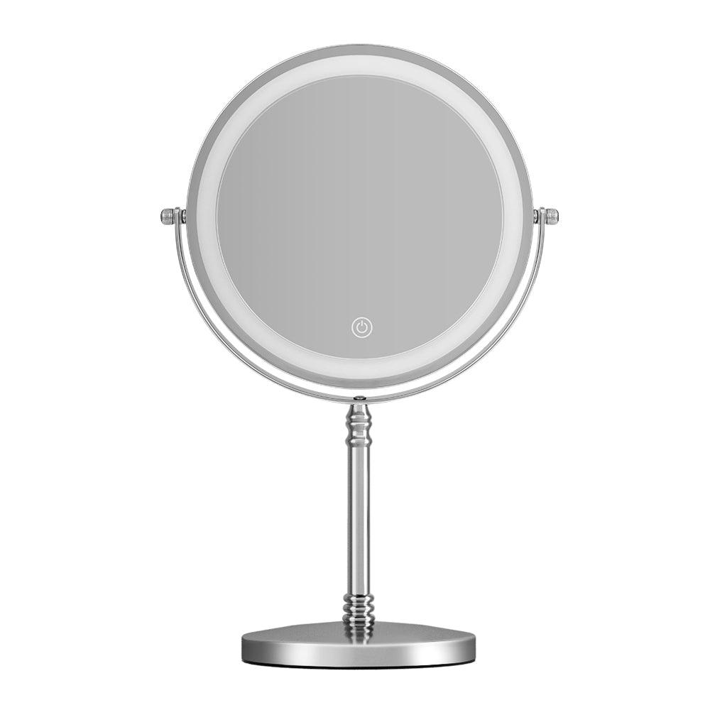 Embellir Makeup Mirror LED Light Cosmetic Round 360° Rotation 10X Magnifying - John Cootes