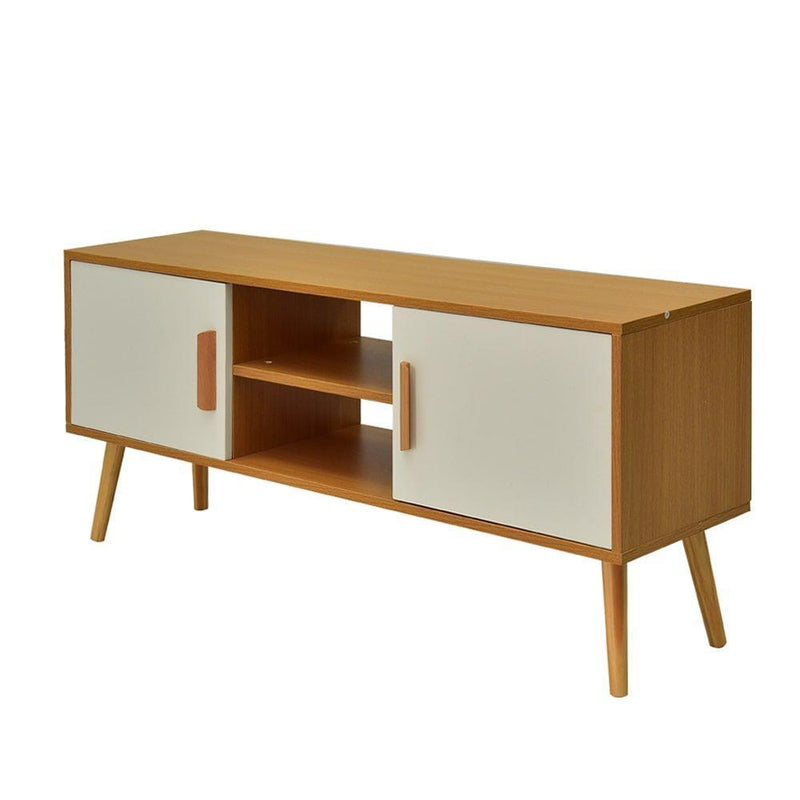 Entertainment Unit TV Unit with Ample Storage and Double-doors 120CM - John Cootes