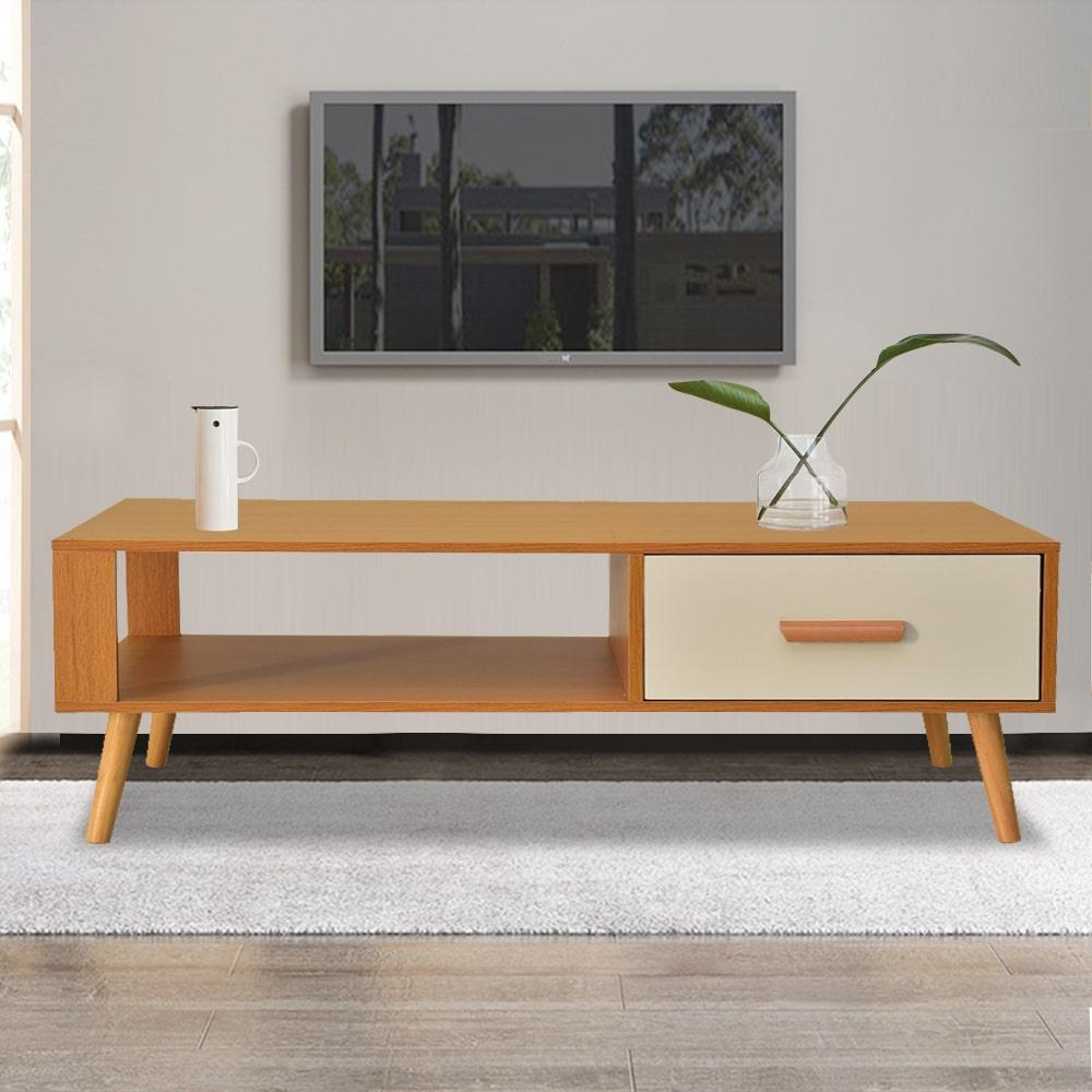 Entertainment Unit TV Unit with Storage Drawer 100CM - John Cootes