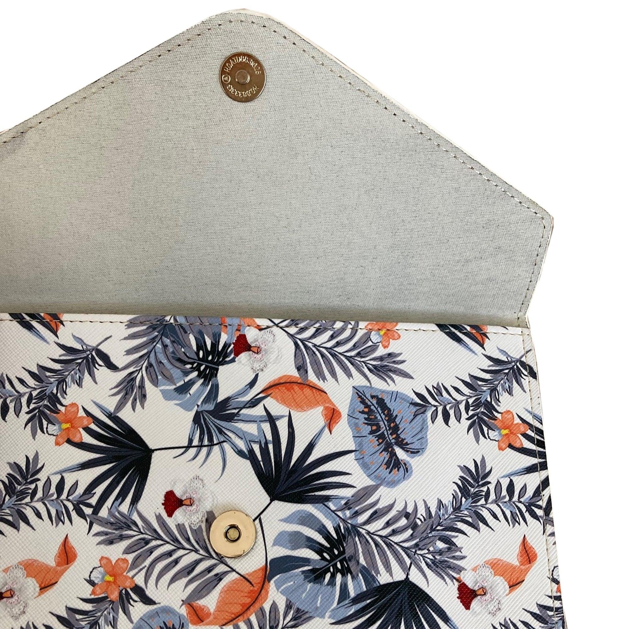 Envelope Clutch-Moonlight Palms - John Cootes