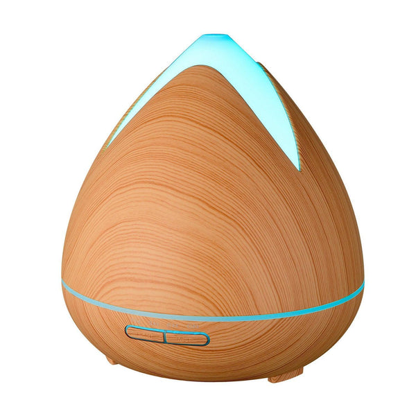 Essential Oils Ultrasonic Aromatherapy Diffuser Air Humidifier Purify 400ML - Light Wood - John Cootes
