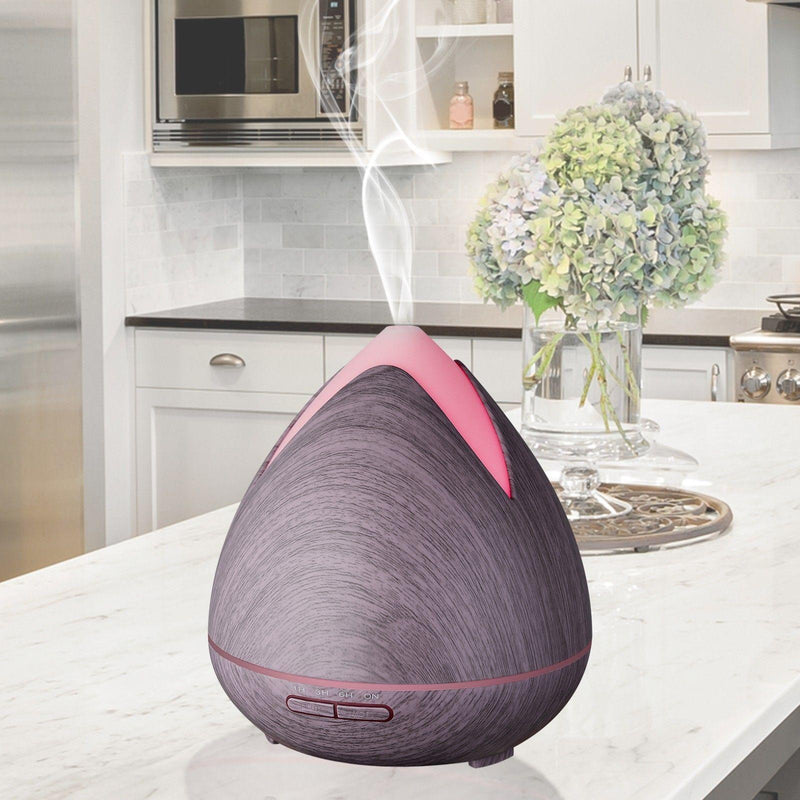 Essential Oils Ultrasonic Aromatherapy Diffuser Air Humidifier Purify 400ML - Violet - John Cootes
