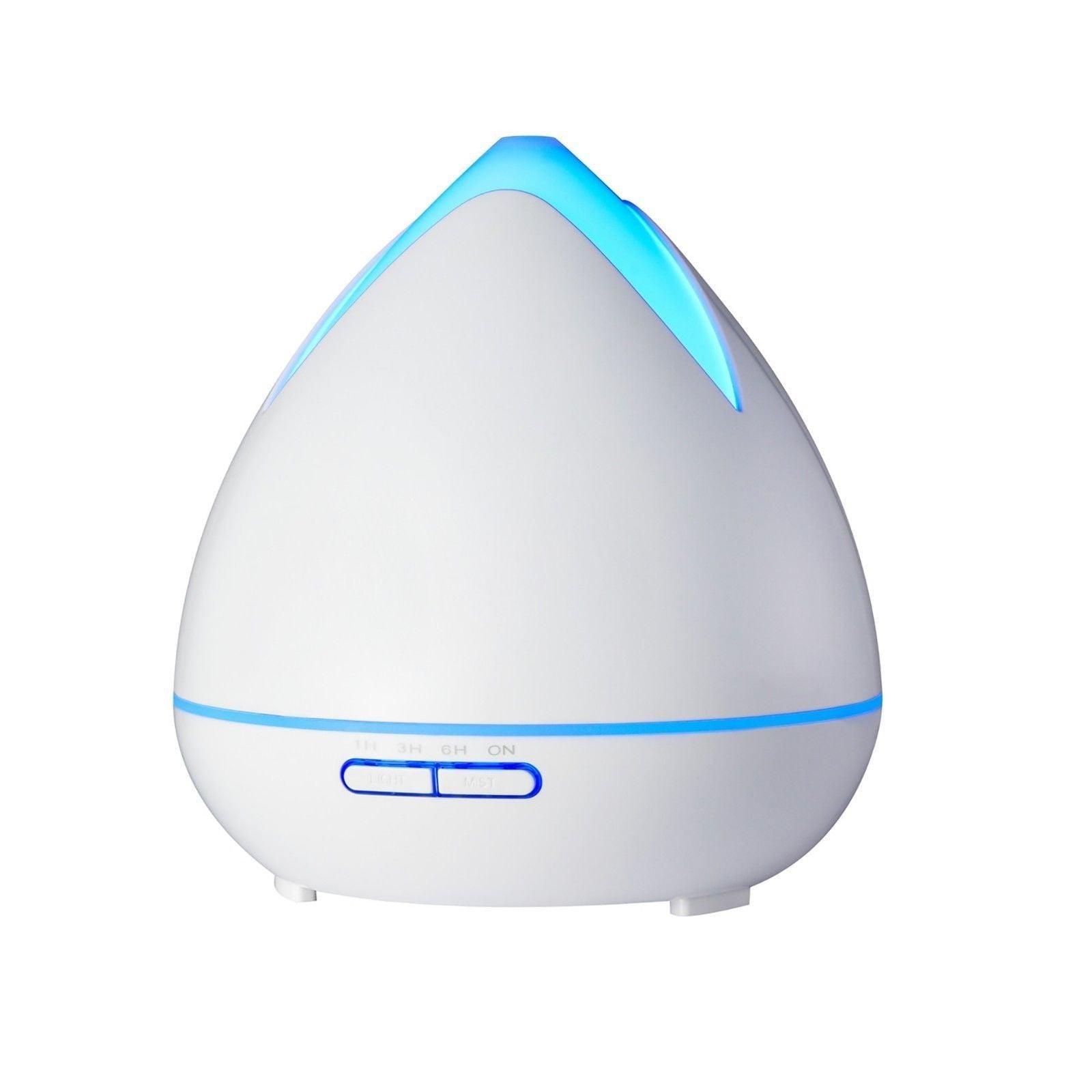 Essential Oils Ultrasonic Aromatherapy Diffuser Air Humidifier Purify 400ML - White - John Cootes