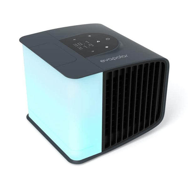 Evapolar evaSMART Personal Portable Air Cooler and Humidifier with Alexa Support and Mobile App, for Home and Office, with USB Connectivity and Built-in LED Light, Black (EV-3000) - John Cootes