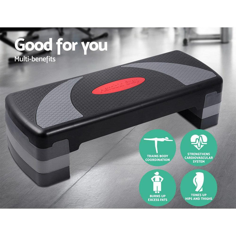 Everfit 3 Level Aerobic Step Bench - John Cootes