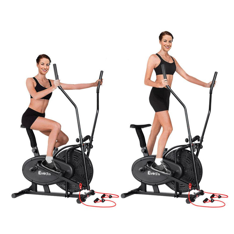 Everfit 4in1 Elliptical Cross Trainer Exercise Bike Bicycle Home Gym Fitness Machine Running Walking - John Cootes