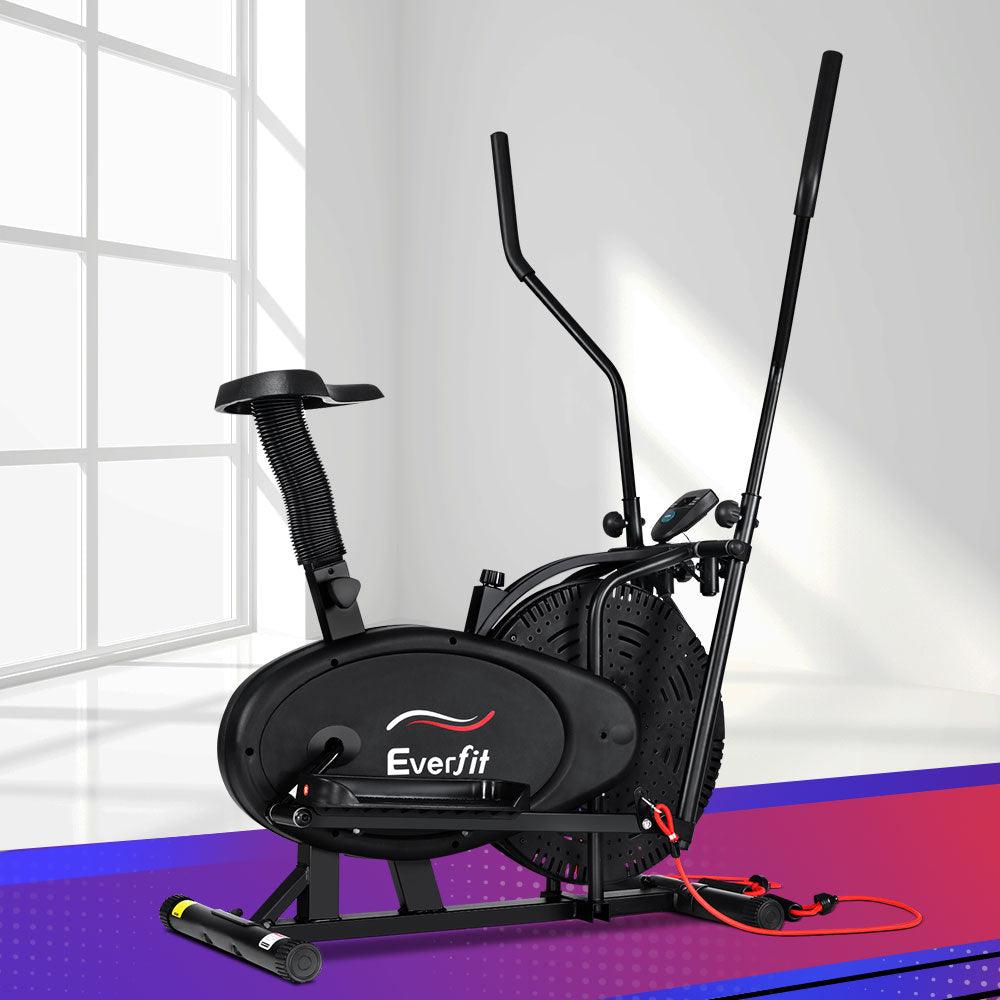 Everfit 4in1 Elliptical Cross Trainer Exercise Bike Bicycle Home Gym Fitness Machine Running Walking - John Cootes