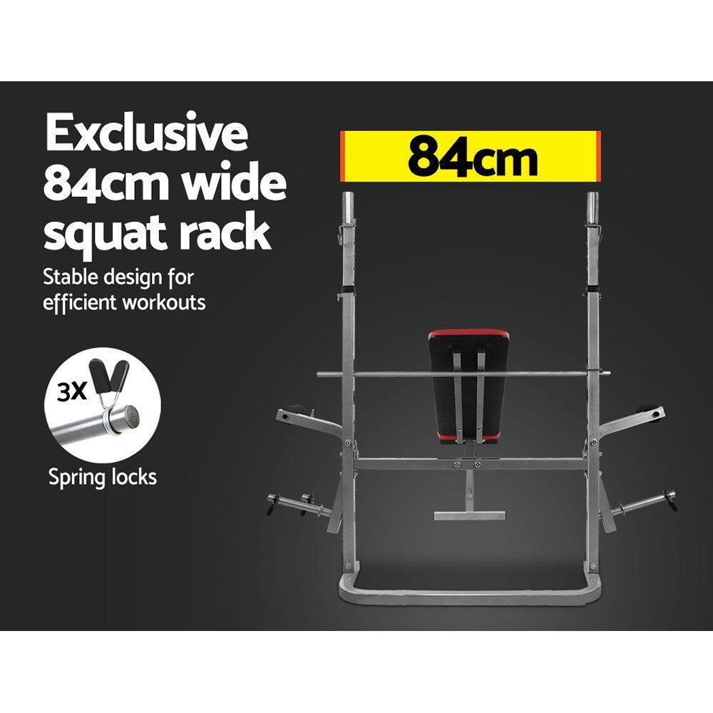 Everfit 7-In-1 Weight Bench Multi-Function Power Station Fitness Gym Equipment - John Cootes