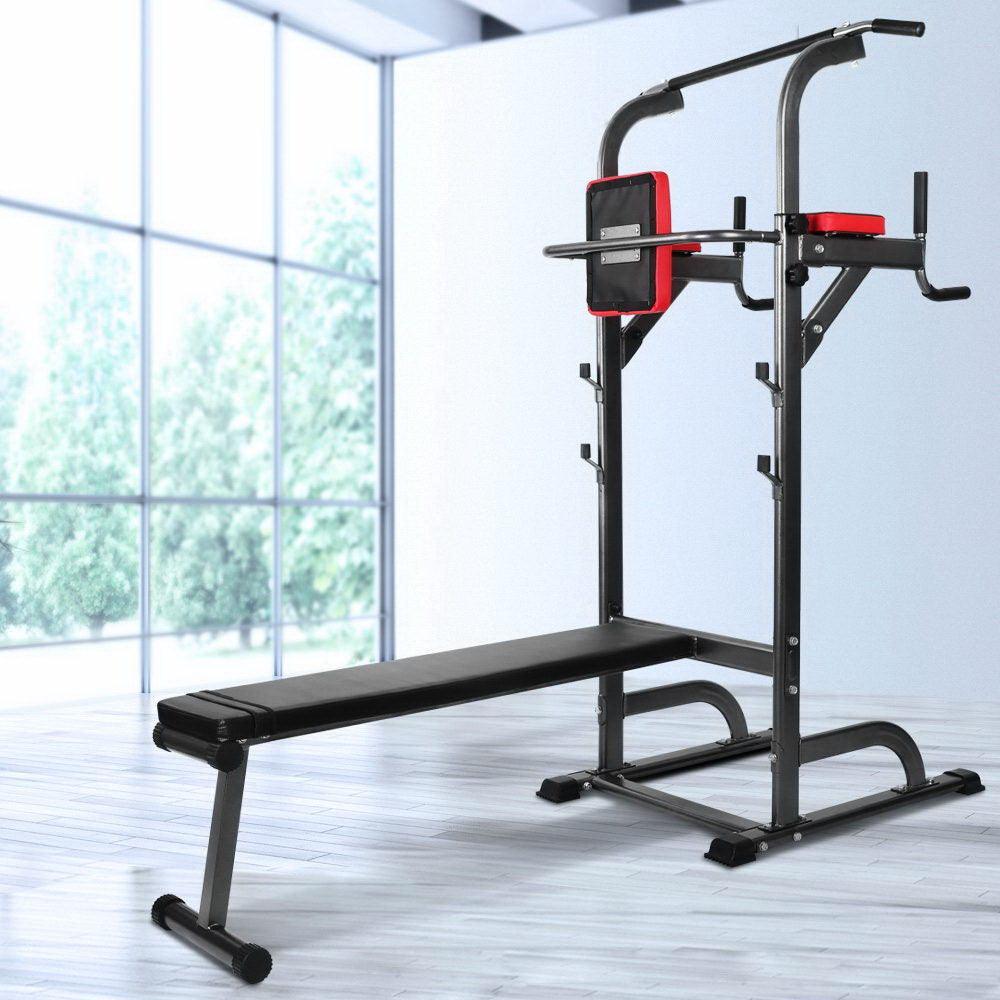 Everfit 9-IN-1 Power Tower Weight Bench Multi-Function Station - John Cootes