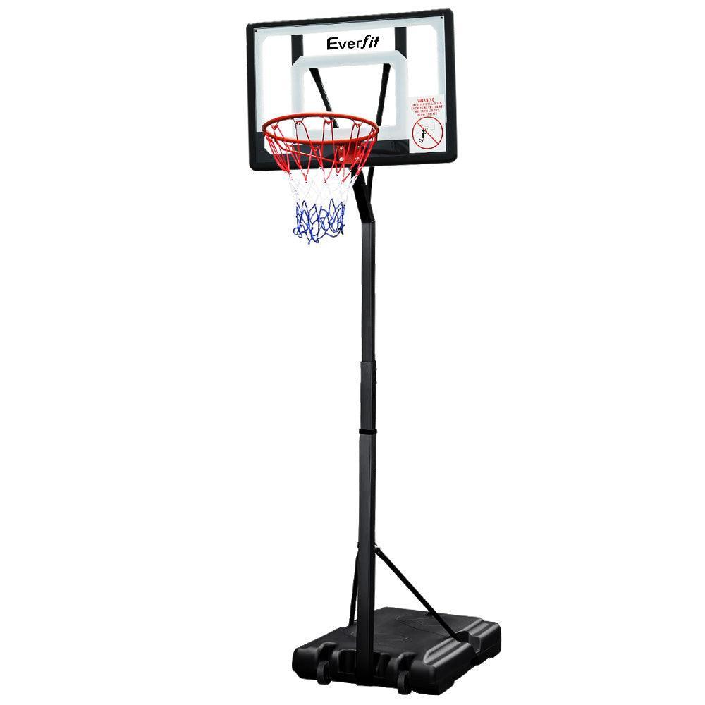 Everfit Adjustable Portable Basketball Stand Hoop System Rim - John Cootes