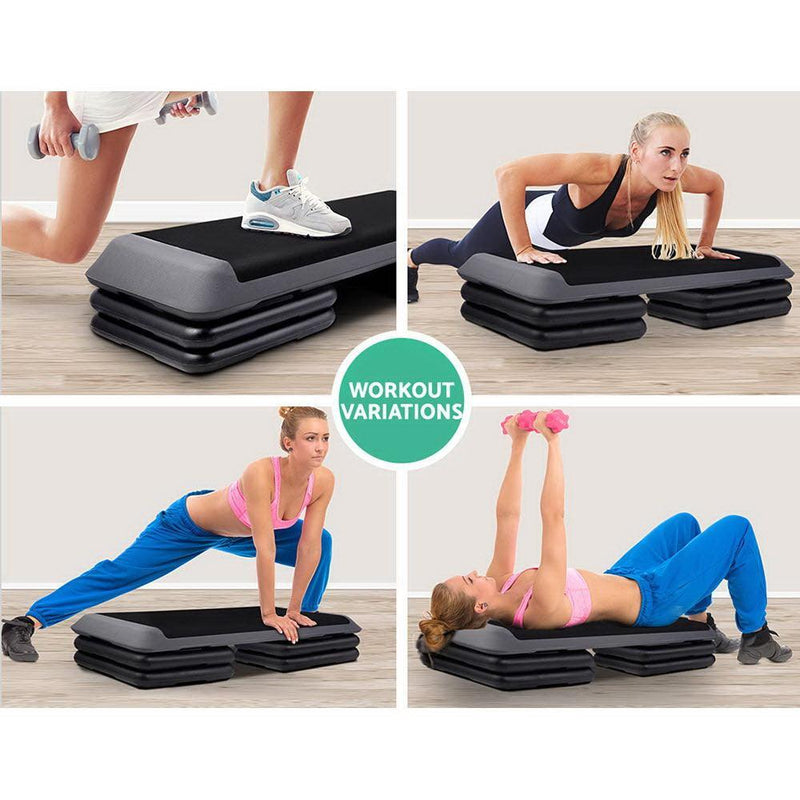 Everfit Areobic Step Bench Step Risers - John Cootes