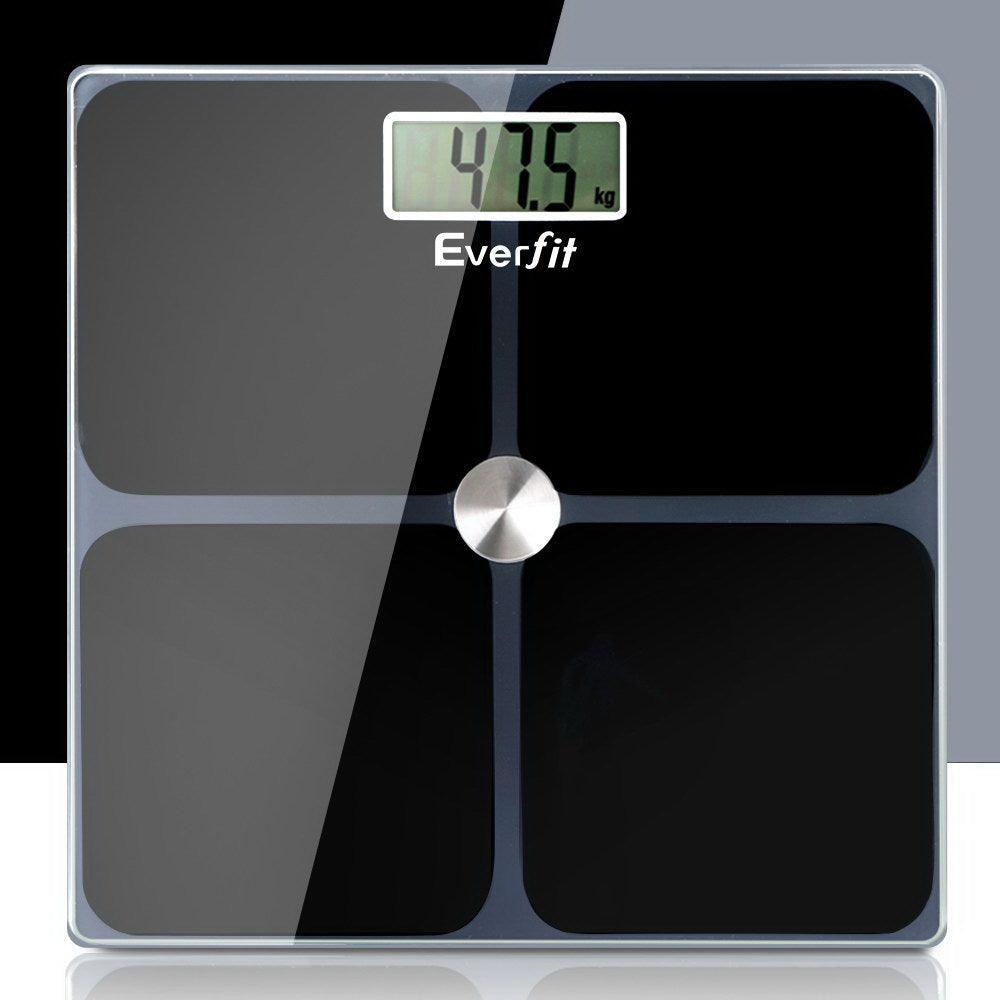 Everfit Bathroom Scales Digital Weighing Scale 180KG Electronic Monitor Tracker - John Cootes