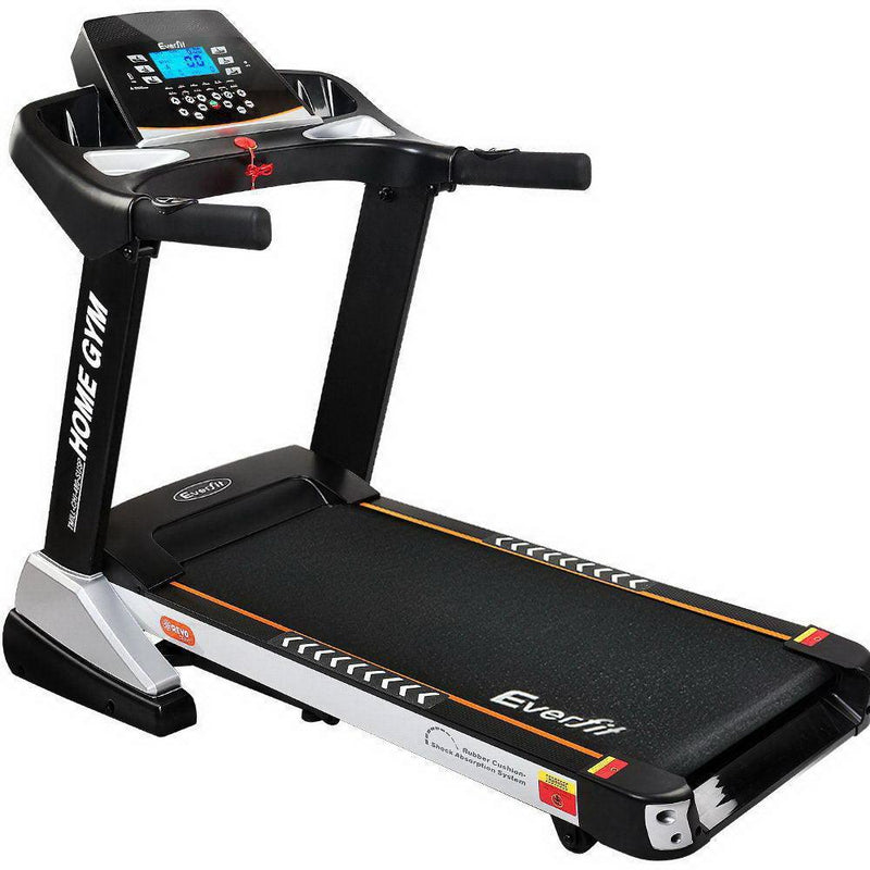 Everfit Electric Treadmill 48cm Incline Running Home Gym Fitness Machine Black - John Cootes