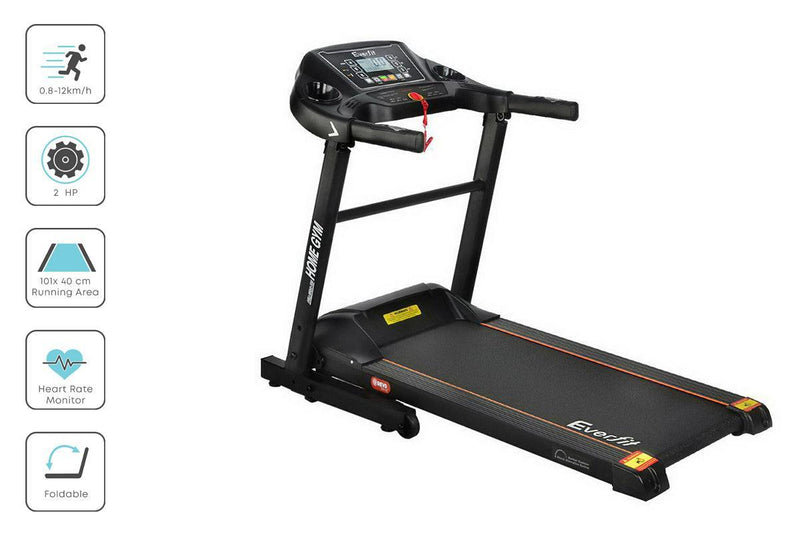 Everfit Electric Treadmill MIG41 40cm Running Home Gym Machine Fitness 12 Speed Level Foldable Design - John Cootes