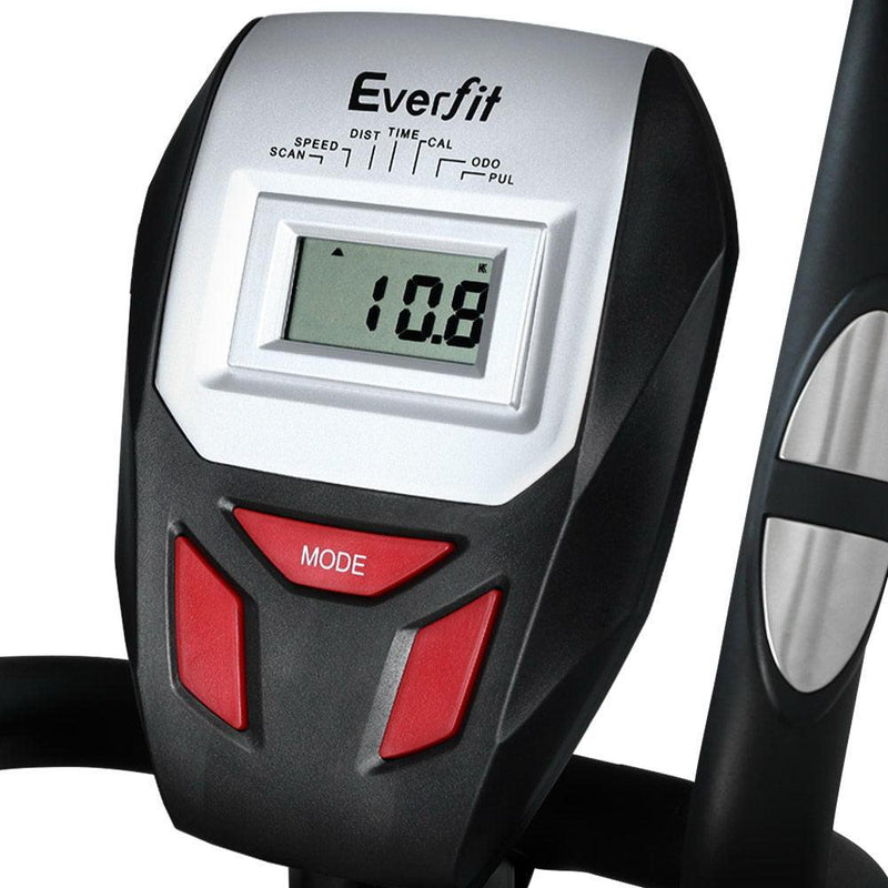 Everfit Elliptical Cross Trainer Exercise Bike Fitness Equipment Home Gym Black - John Cootes