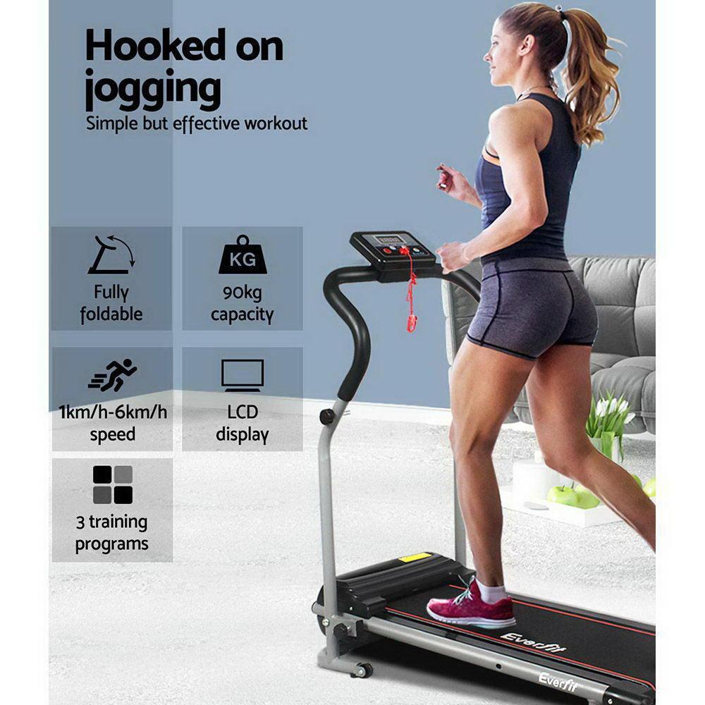 Everfit Home Electric Treadmill - Black - John Cootes