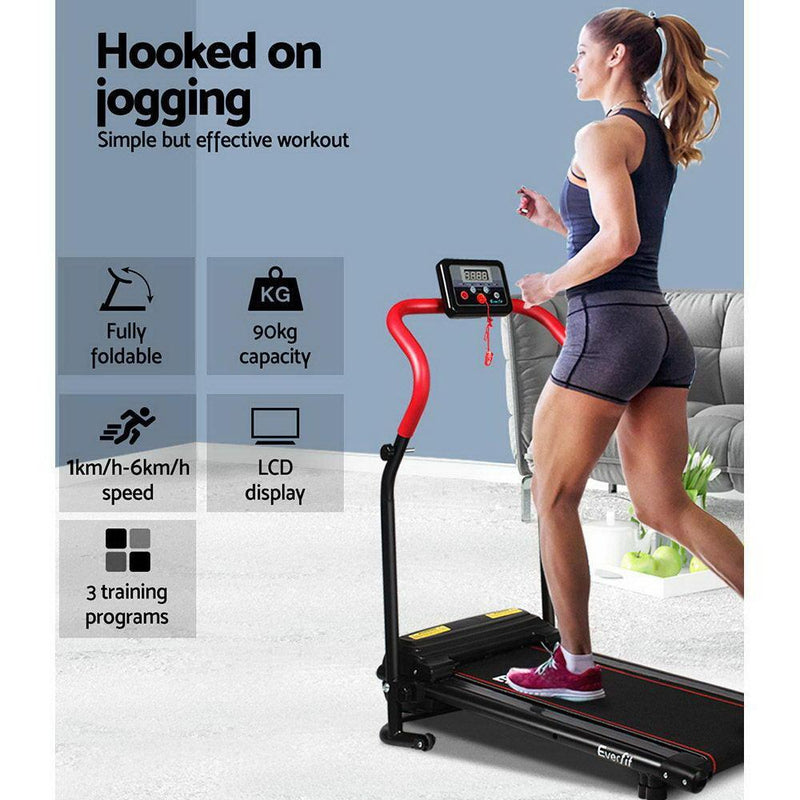 Everfit Home Electric Treadmill - Red - John Cootes