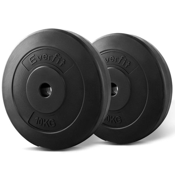Everfit Home Gym Weight Plate 2 x 10KG - John Cootes