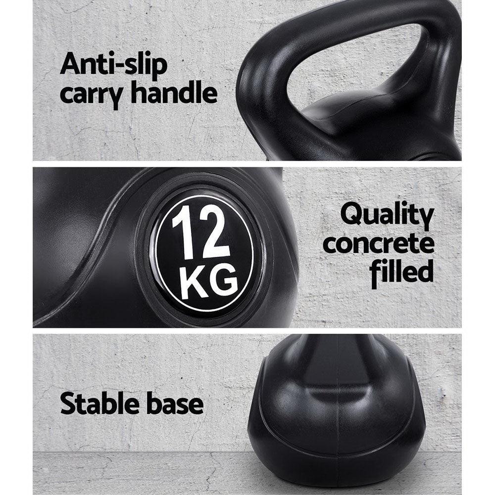 Everfit Kettlebells Fitness Exercise Kit 12kg - John Cootes