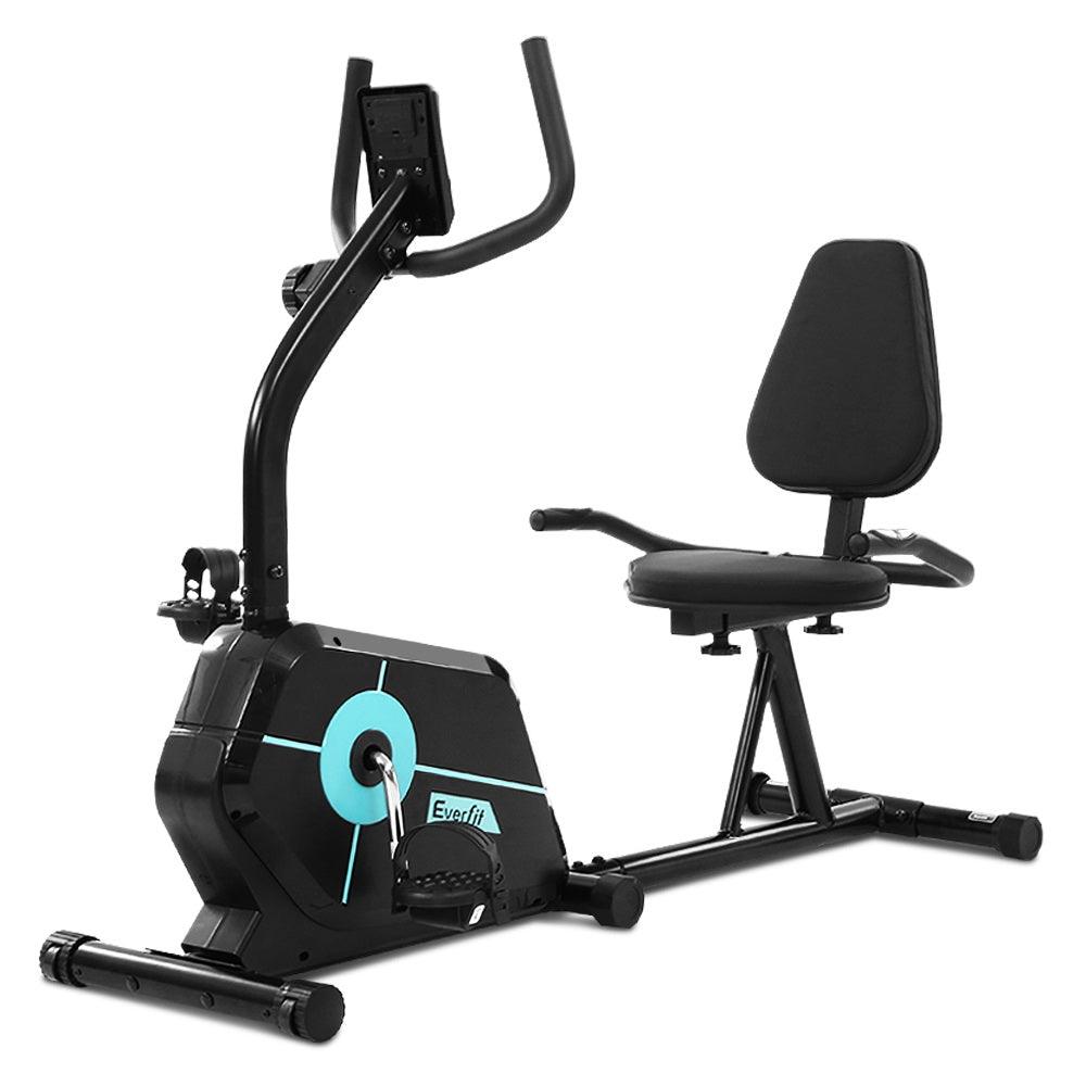 Everfit Magnetic Recumbent Exercise Bike Fitness Cycle Trainer Gym Equipment - John Cootes