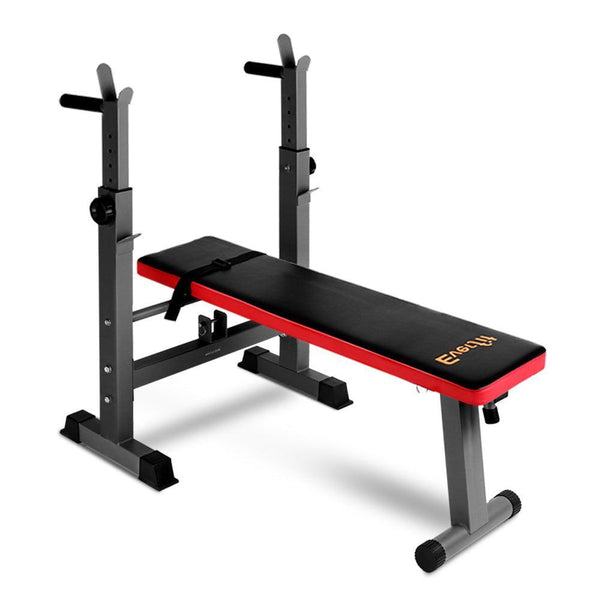 Everfit Multi-Station Weight Bench Press Weights Equipment Fitness Home Gym Red - John Cootes