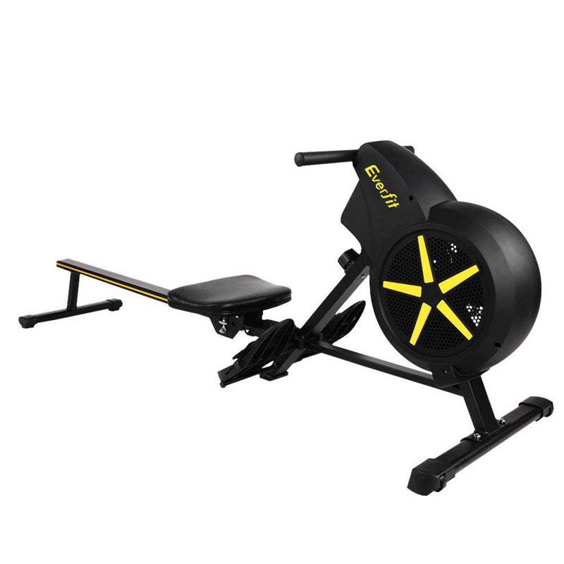 Everfit Rowing Exercise Machine Rower Resistance Fitness Home Gym Cardio Air - John Cootes