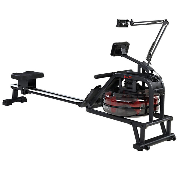 Everfit Rowing Exercise Machine Rower Water Resistance Fitness Gym Home Cardio - John Cootes