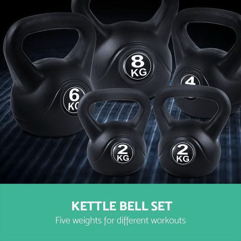 Everfit Set of 5 Kettle Bell Set - John Cootes
